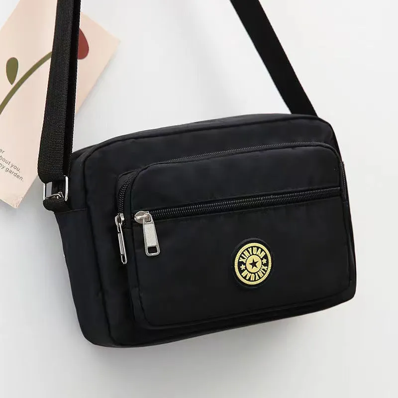 Women's Oxford Cloth Mother Flower Canvas Stall Crossbody Bags