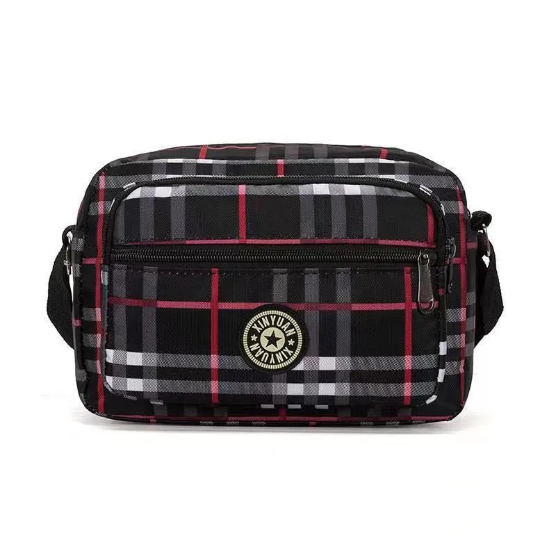 Women's Oxford Cloth Mother Flower Canvas Stall Crossbody Bags