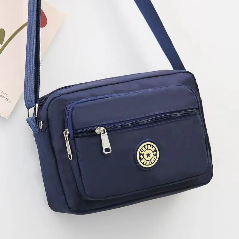 Women's Oxford Cloth Mother Flower Canvas Stall Crossbody Bags
