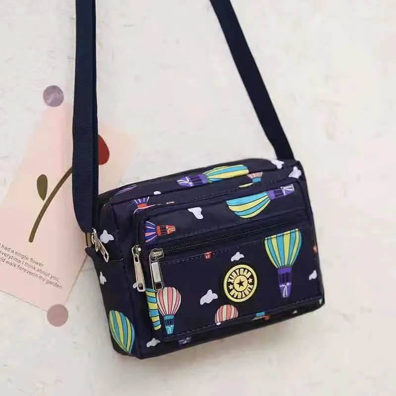 Women's Oxford Cloth Mother Flower Canvas Stall Crossbody Bags