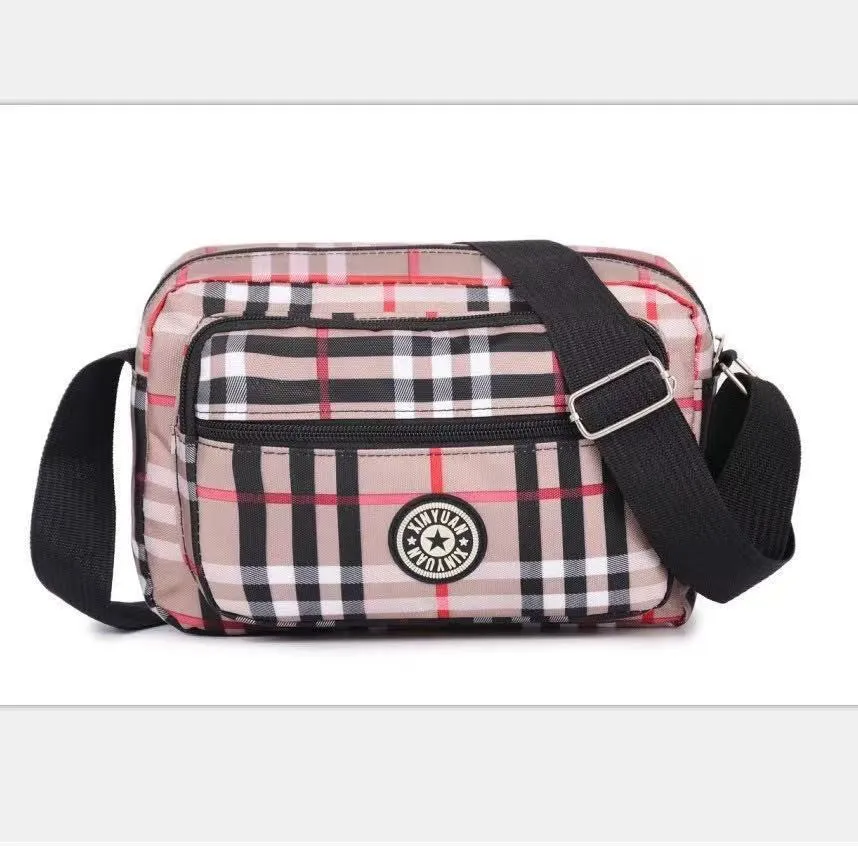 Women's Oxford Cloth Mother Flower Canvas Stall Crossbody Bags