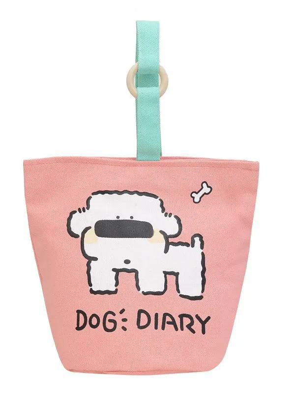 Women's Portable Mummy Canvas Shopping Cute Lunch Bags