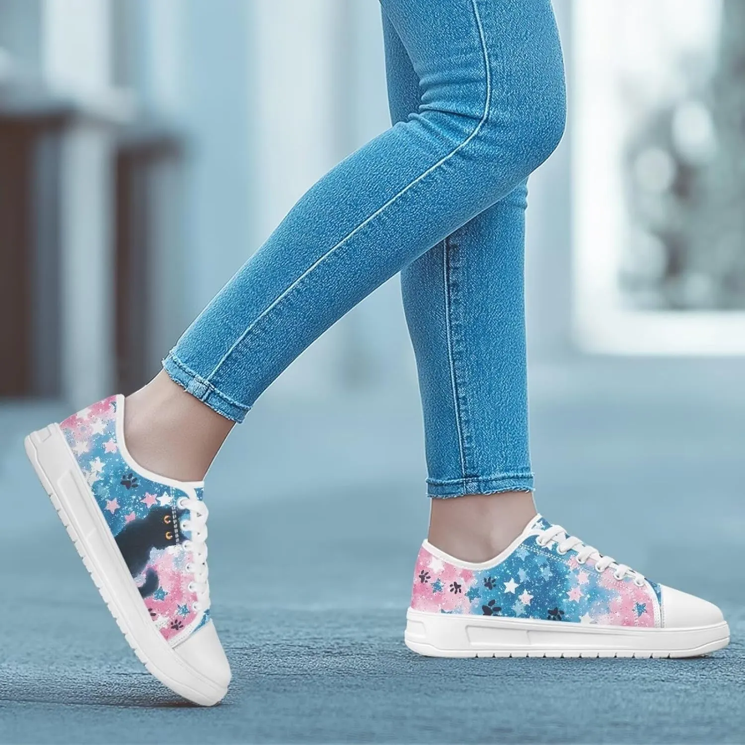 Women’s Slip on Canvas Shoes Classic Arch Support Sneakers Loafers Shoes Casual Fashion Low-Top Slip Ons US 5.5-13.5