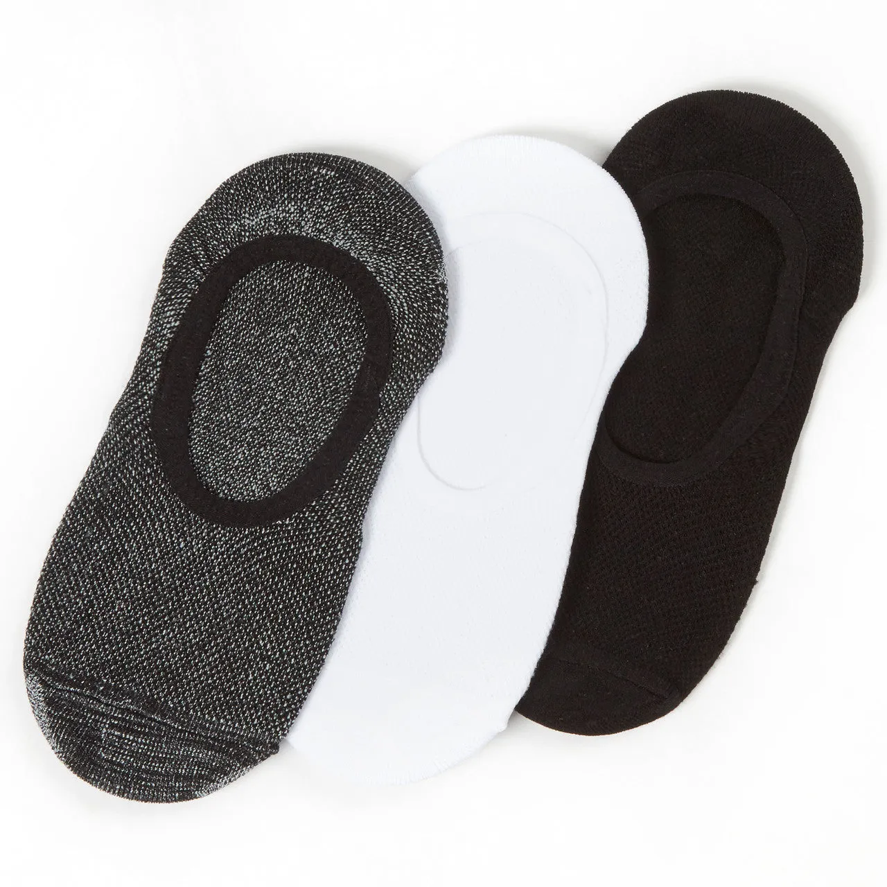 Womens Sport Gym Active Wear Invisible Socks 3 Pairs
