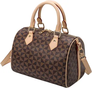 Women’s Top Handle Bag, Fashionable Crossbody Purse, Large Cute Satchel Handbag