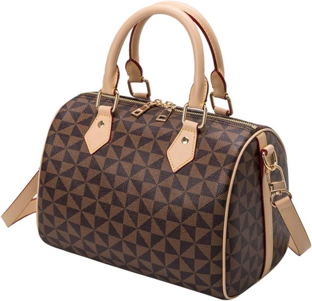 Women’s Top Handle Bag, Fashionable Crossbody Purse, Large Cute Satchel Handbag