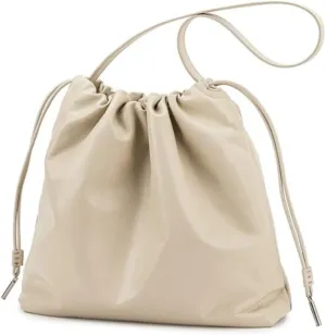 Women's Top Layer Cowhide Leather Cloud Bag Minimalist Large Capacity Shoulder Crossbody Bag Chic Stylish Versatile