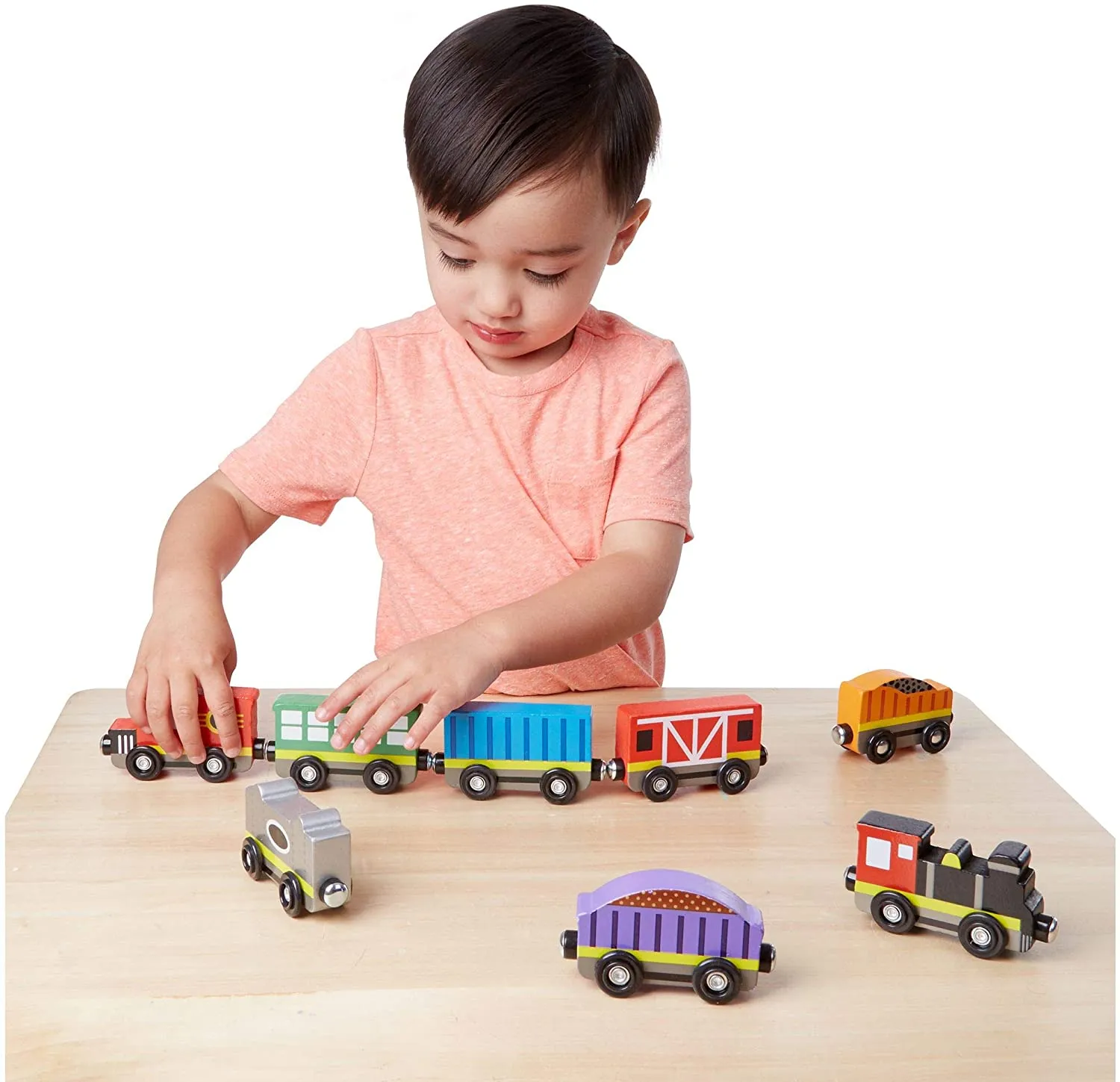 Wooden Train Cars