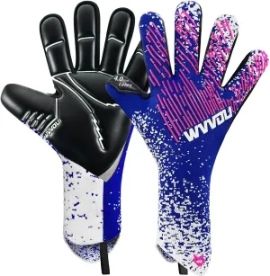 WVVOU Soccer Goalie Gloves Youth Adults, High Performance Goalkeeper Gloves, Breathable Soccer Gloves, 4 3mm Super Grip for The Toughest Saves