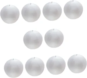 YARNOW 10pcs Portable Inflatable Beach Pool Toys for Boy Girl Fun Party Favors Outdoor Activities Semi-Transparent Design