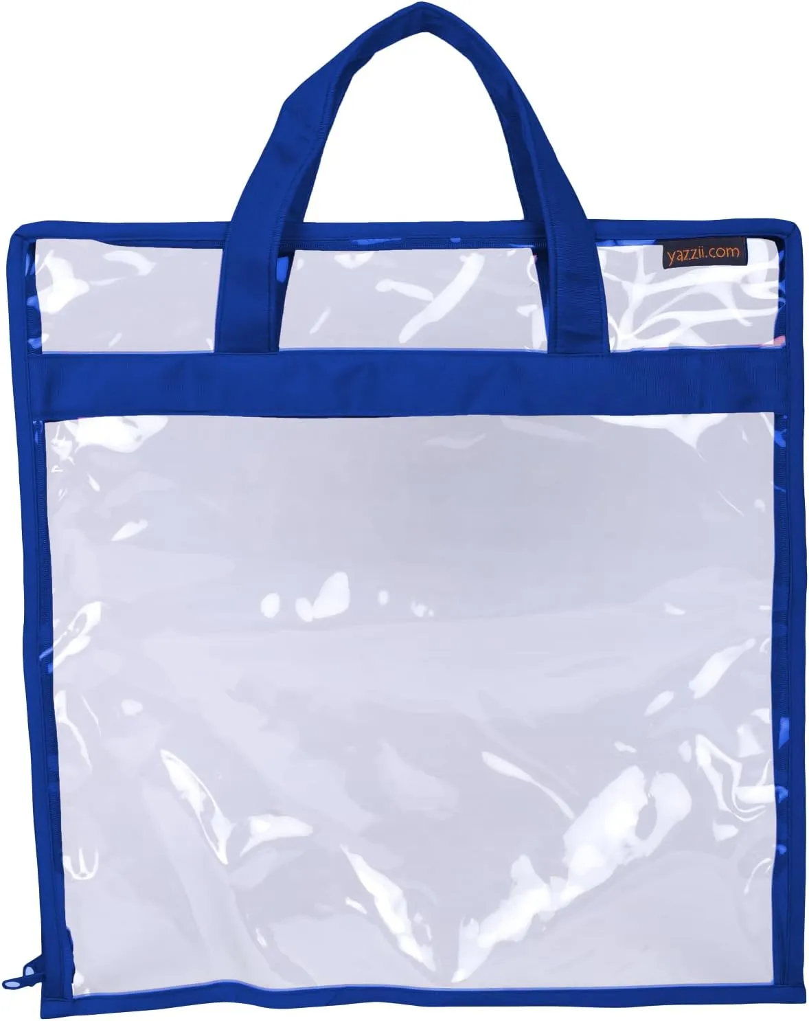 Yazzii Quilt Block Carry Case - Portable Storage Bag Organizer - Storage Organizer for Quilting, Patchwork, Embroidery, Needlework, Papercraft & Beading - Royal Blue
