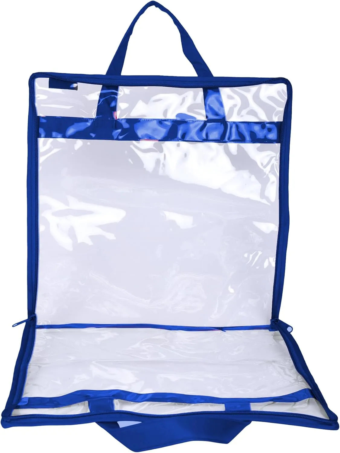 Yazzii Quilt Block Carry Case - Portable Storage Bag Organizer - Storage Organizer for Quilting, Patchwork, Embroidery, Needlework, Papercraft & Beading - Royal Blue