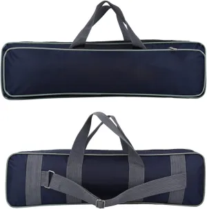 Yctze Adjustable Strap Outdoor Fishing Rod, Pole, Reel, Lure Box and Tackle Storage Bag Handbag - Hard Shell Ice Fly Fishing Pack