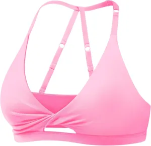 YEOREO Sports Bras for Women Open Back Workout Gym Bra Padded Medium Impact Yoga Tops with Ajustable Back Straps