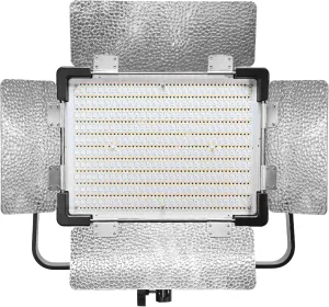 YONGNUO YNPAD100RGB 100W Panel Professional Video Light 2000K-10000K Bi-Color tempreture and RGB 2.4G APP Remote Control, Support NP-F Series Batteries, with YONGNUO Music Scene Mode for Vlog or Live