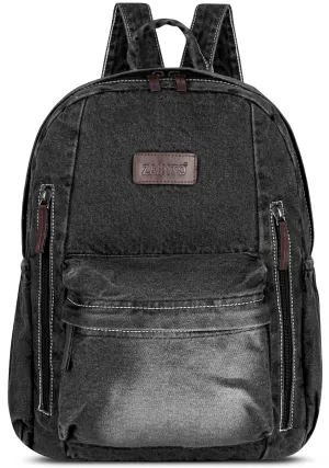 ZAIINTO Denim Backpacks for men and women Stylish Outdoor Travel bag
