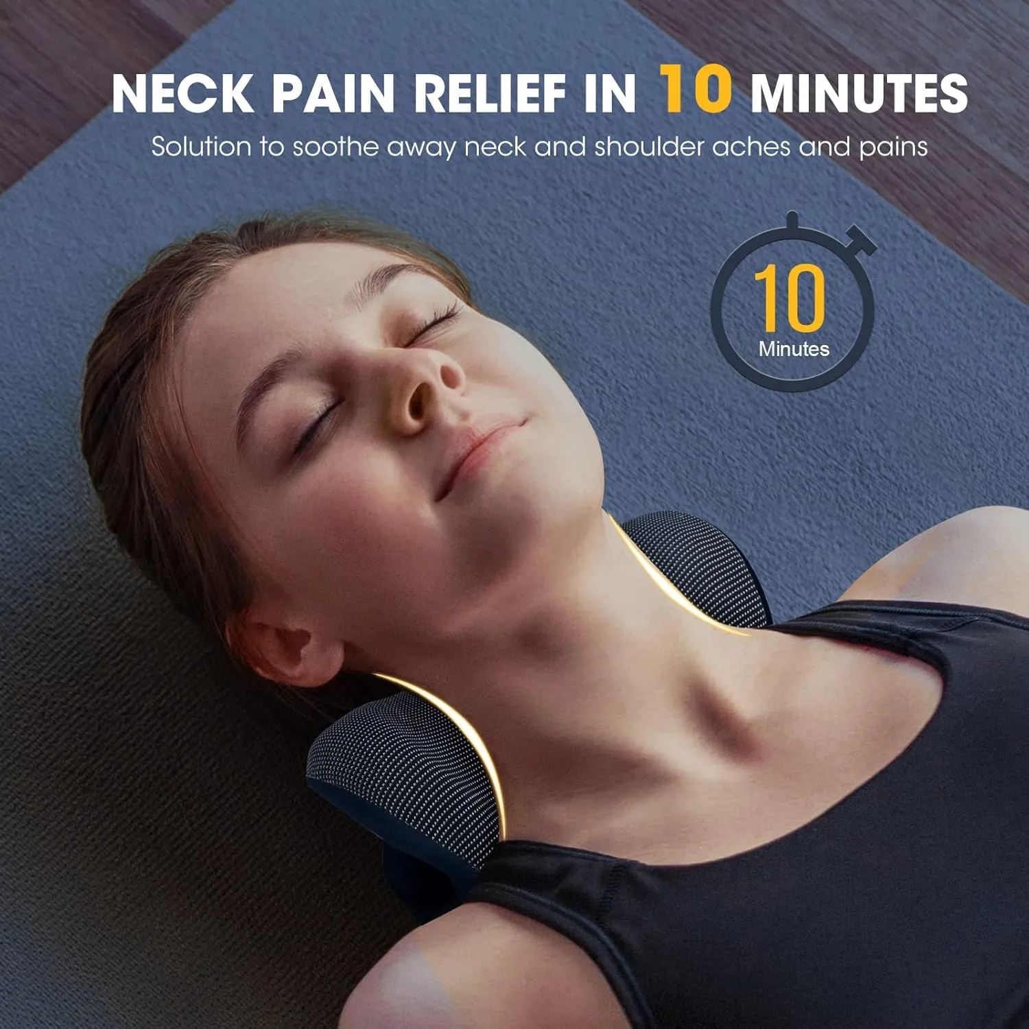 ZAMAT Neck and Shoulder Relaxer with Magnetic Therapy Pillowcase, Neck Stretcher Chiropractic Pillows for Pain Relief, Cervical Traction Device for Relieve TMJ Headache Muscle Tension Spine Alignment