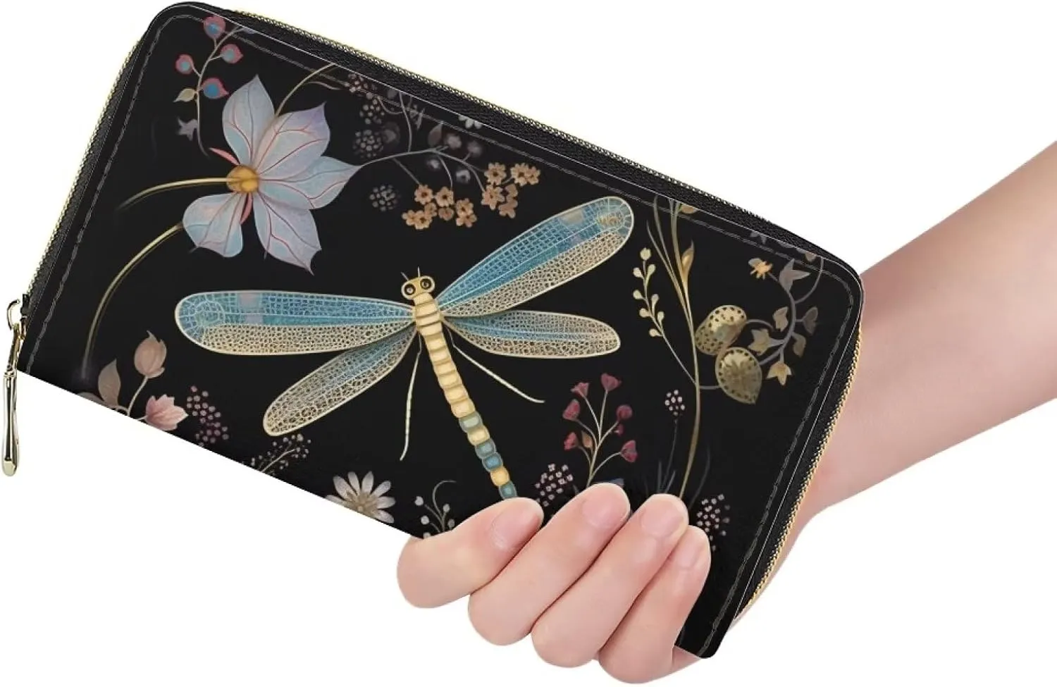ZFRXIGN Long Wallet for Women Men Soft Leather Pouch Durable Credit Card Purse