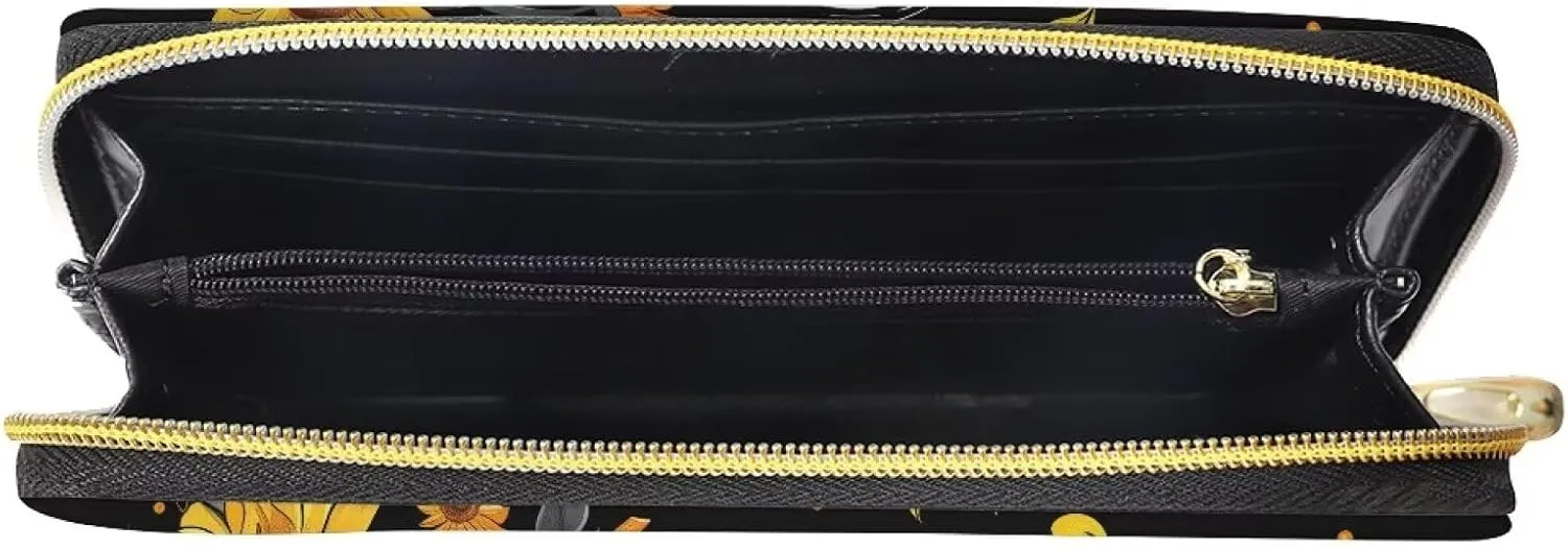 ZFRXIGN Long Wallet for Women Men Soft Leather Pouch Durable Credit Card Purse