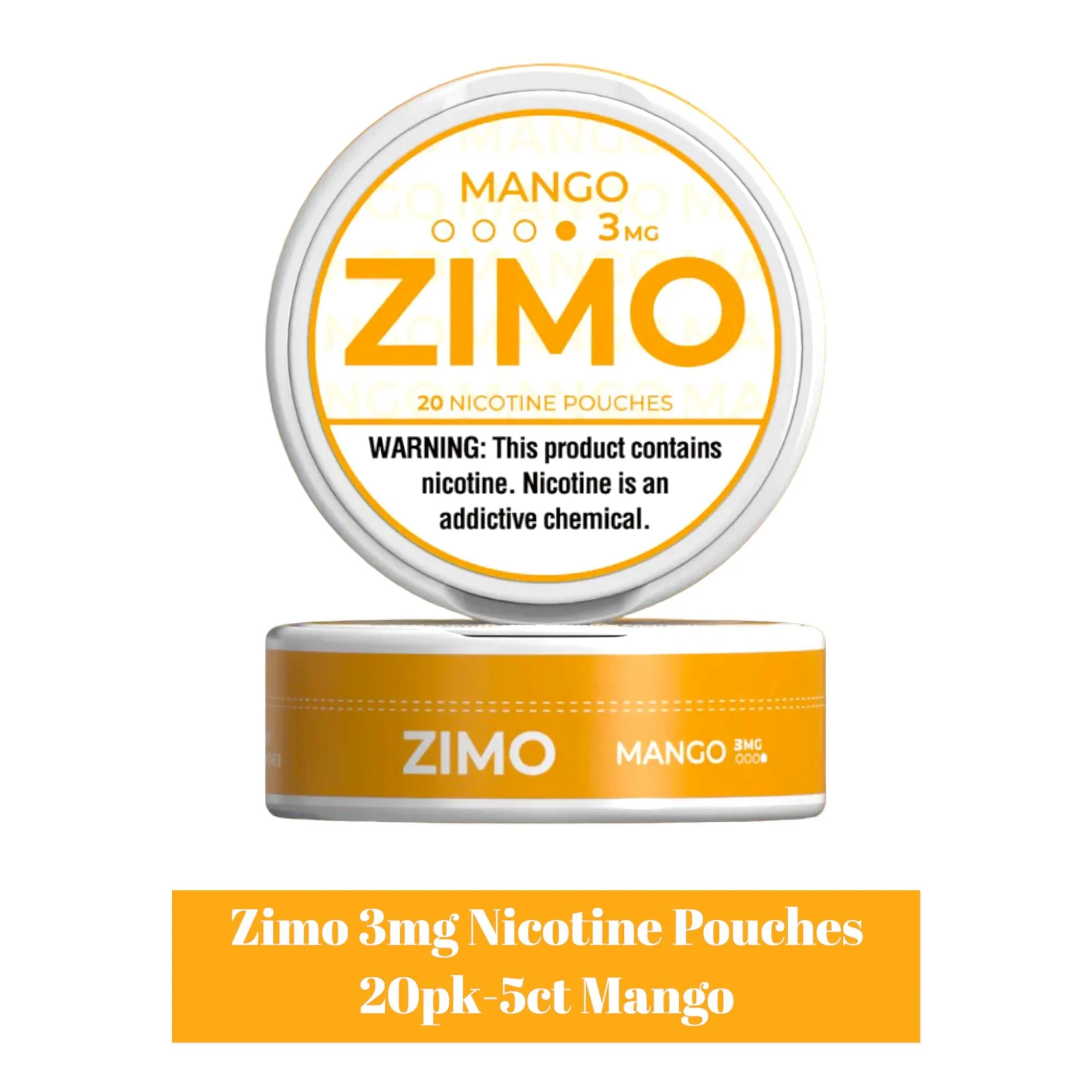 Zimo 3mg Nicotine Pouches 20pk -5ct