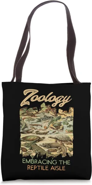 Zoologist Zookeeper Zoology Embracing The Reptile Aisle Tote Bag